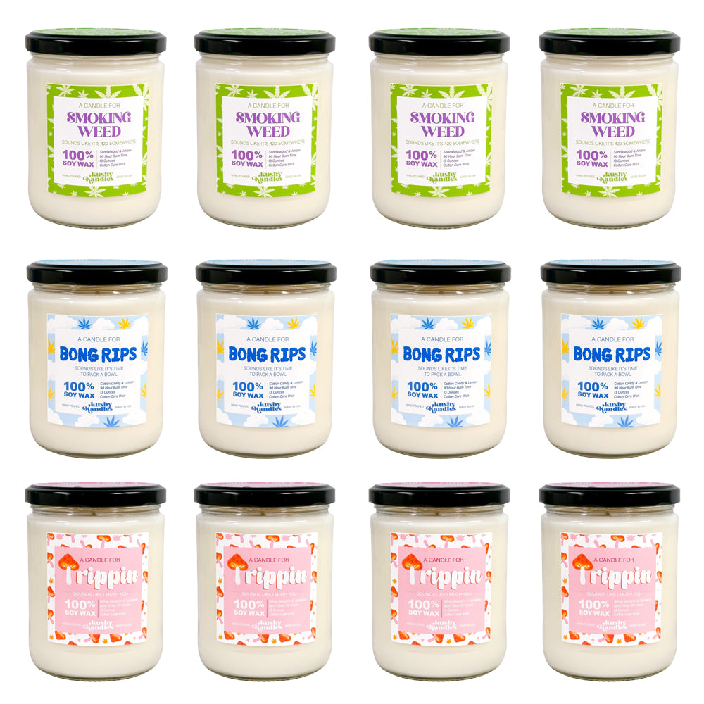 Kushy Candles 100% Soy Wax Candles