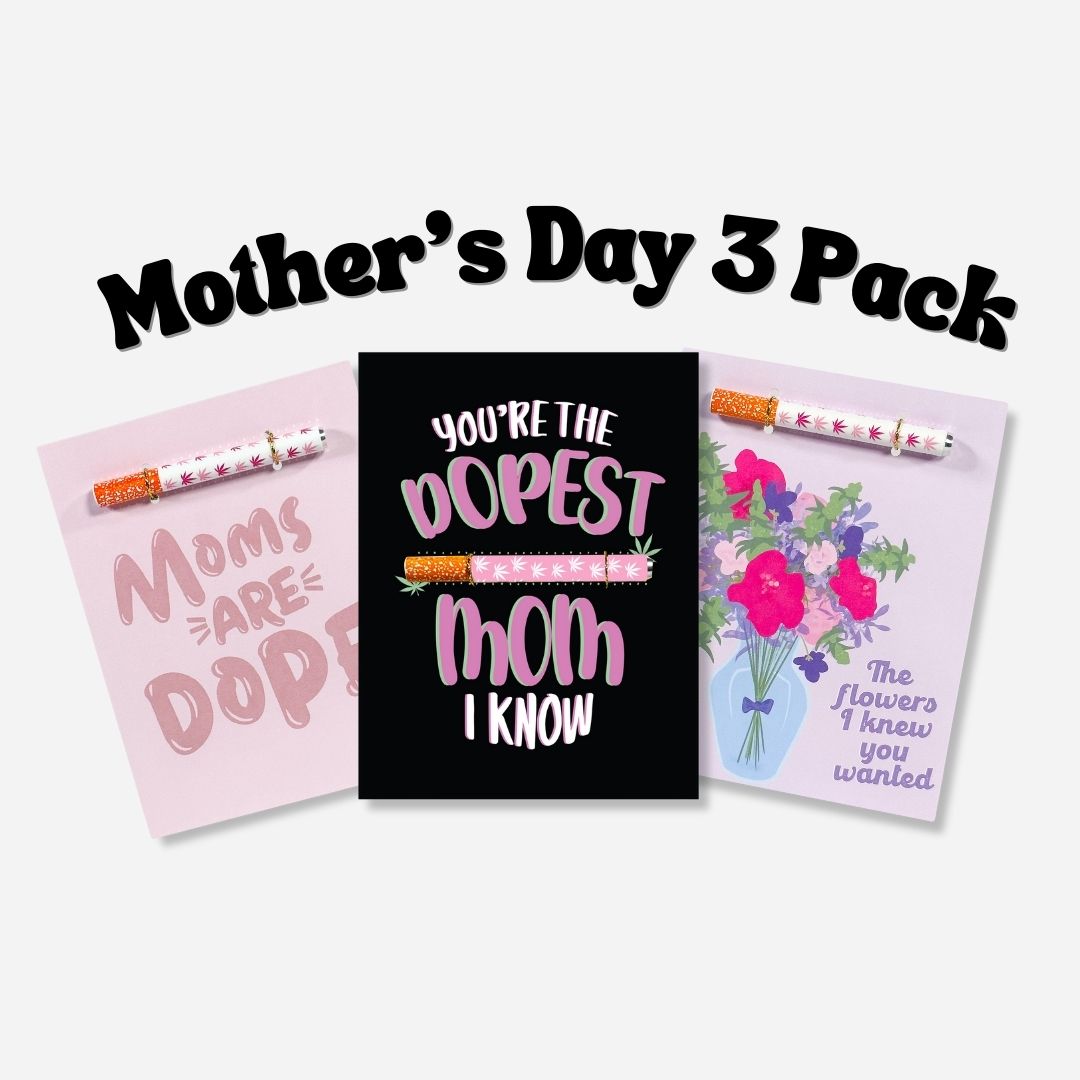 Dopest Mom Mother's Day One Hitter Card Greeting Card Bundle