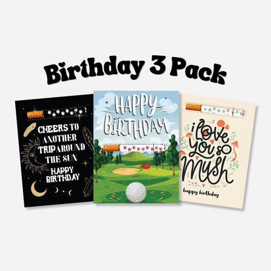 New Birthday Greeting Card Bundle