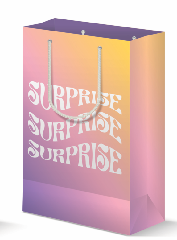 Surprise Gradient Large Gift Bag