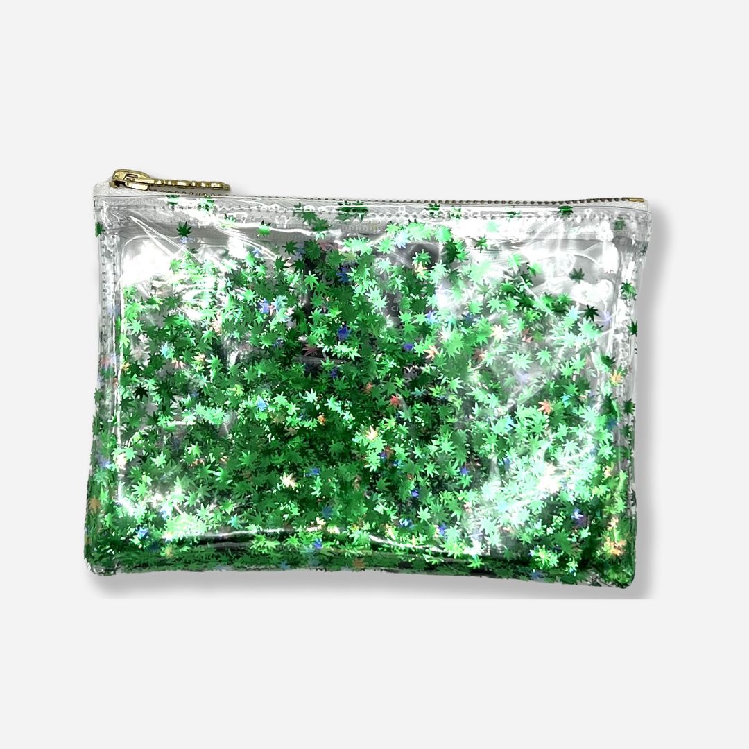 Cannabis Confetti Midi Kush Clutch