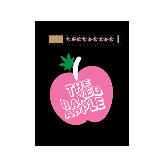 THE BAKED APPLE CANNABIS GREETING CARD 