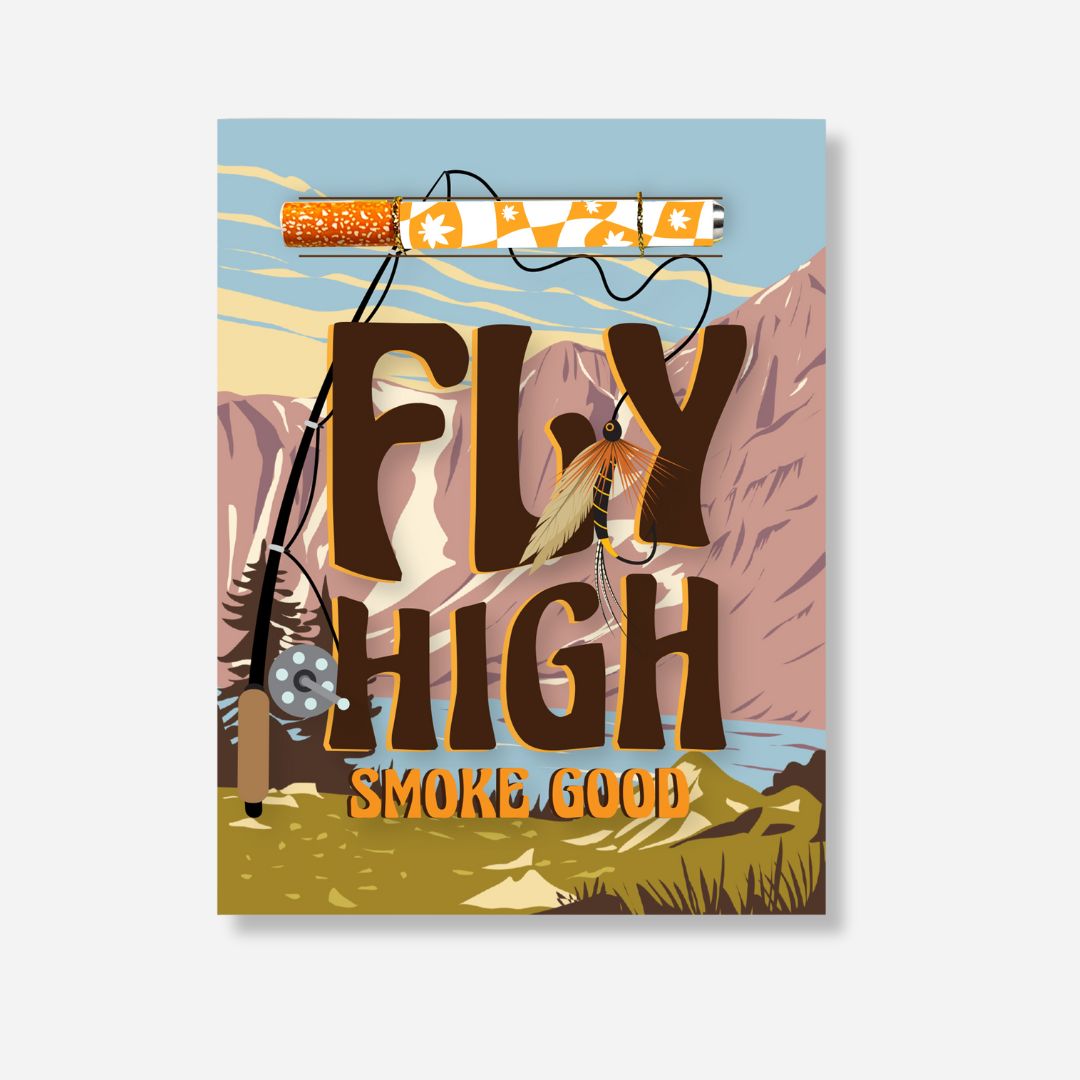 Fly High Smoke Good Father's Day Summer Greeting Card