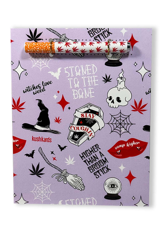 ⚰️ Halloweed Stoned to the Bone Halloween Card