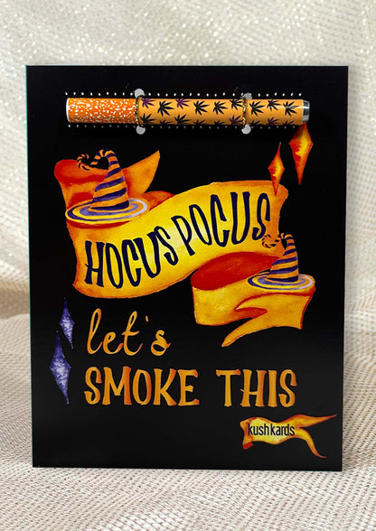 🎃 Hocus Pocus Halloween Cannabis Greeting Card