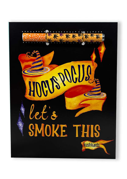 🎃 Hocus Pocus Halloween Cannabis Greeting Card