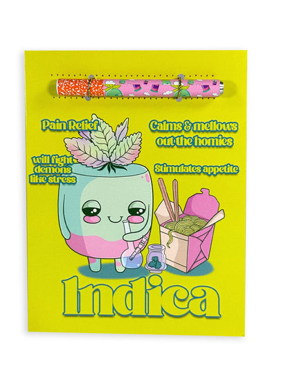 Indicia Greeting Card with One-Hitter Pipe
