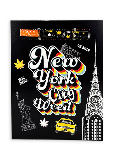 New York City Weed Cannabis Greeting Card