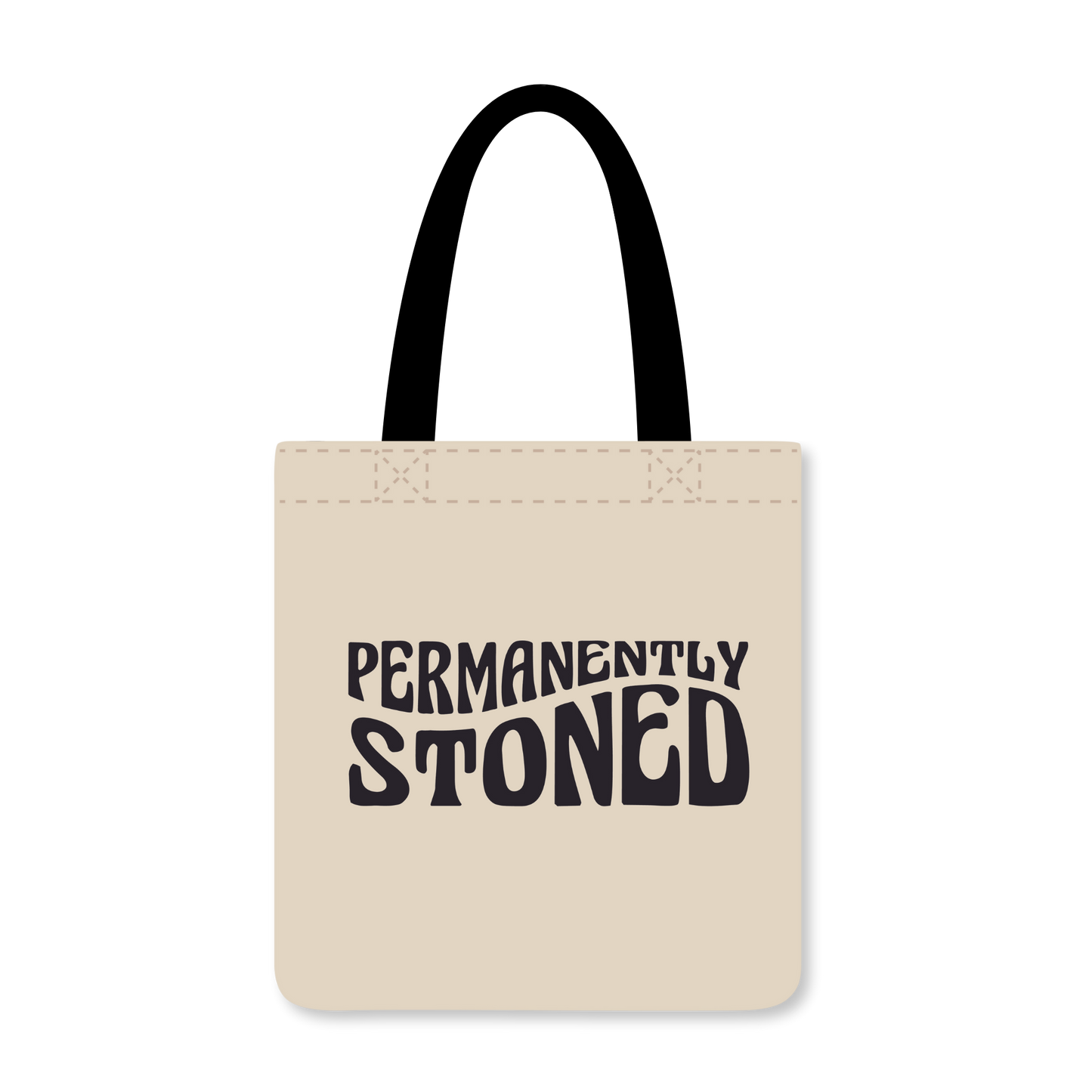 Permanently Stoned Reusable Shopping Tote Bag