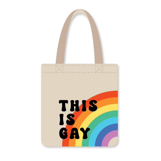 This is Gay Reusable Shopping Tote Bag