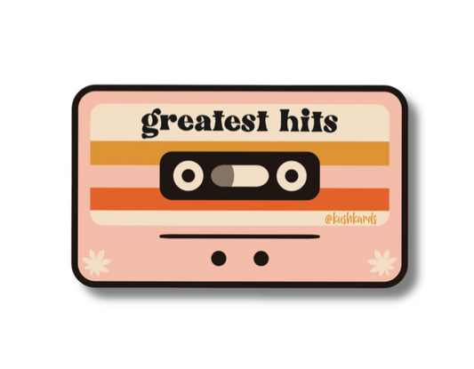 Greatest Hits Kush Sticker