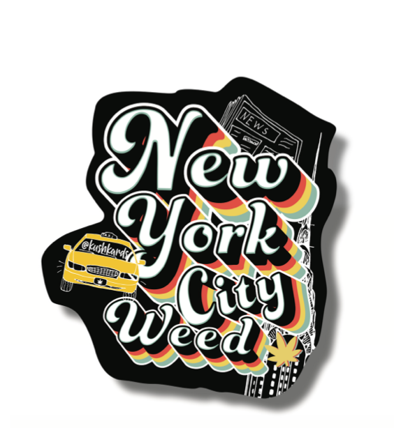 New York City Weed Kush Sticker