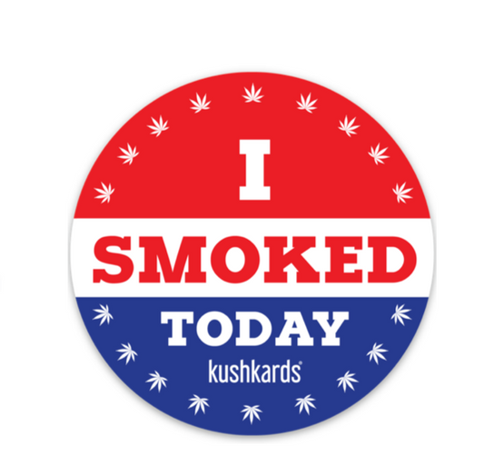 I Smoked Today Kush Sticker