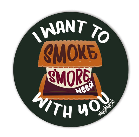 Smoke S'More Weed Kush Sticker