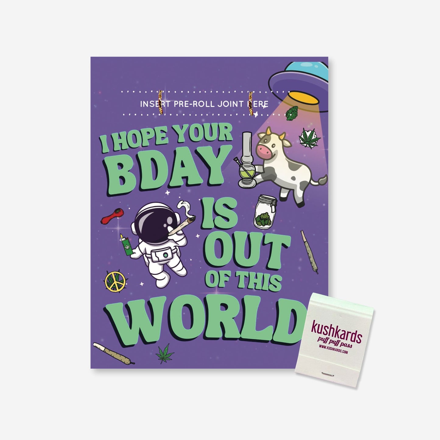 Birthday UFO Out Of This World Greeting Card