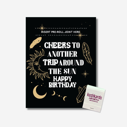 Celestial Birthday Greeting Card