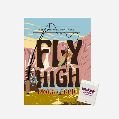 Fly High Smoke Good Father's Day Summer Greeting Card