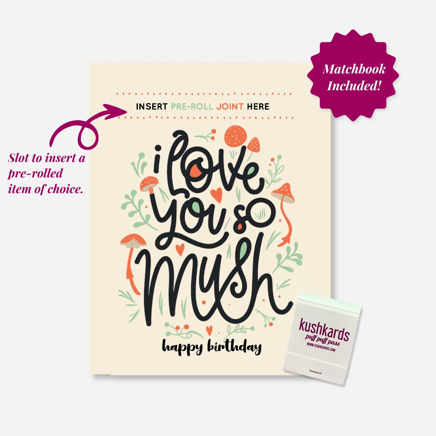 I Love You So Mush Birthday Greeting Card