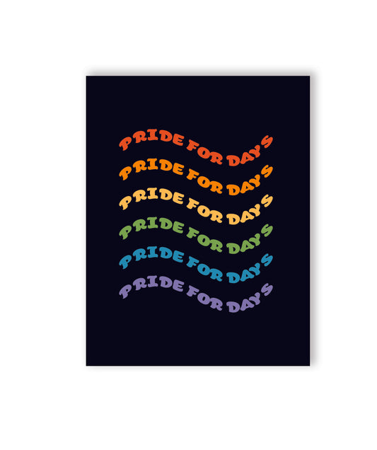 🏳️‍🌈 Pride For Days Naughty Greeting Card