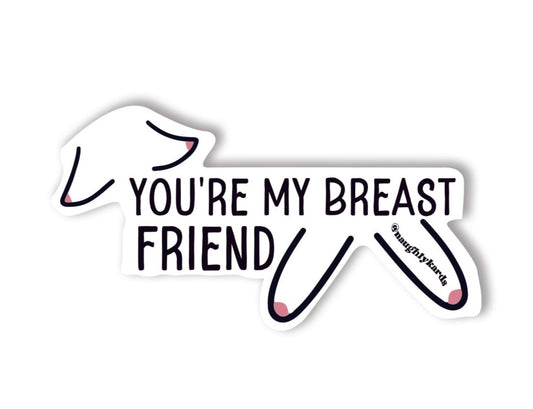 Breast Friend Naughty Friendship Sticker