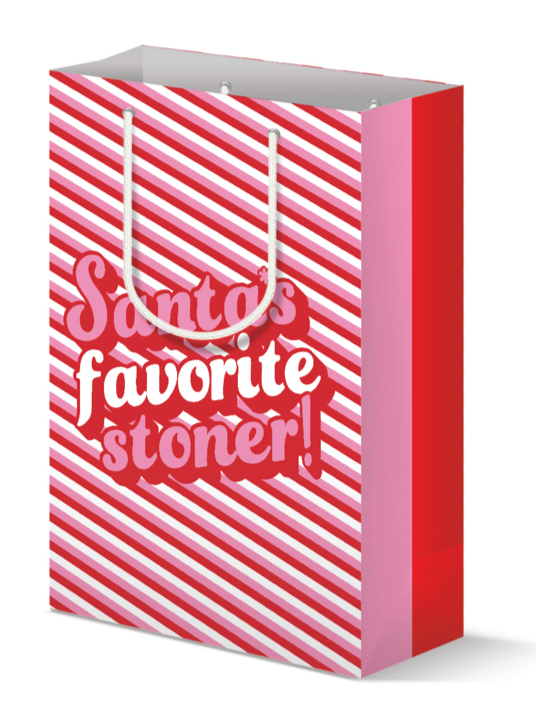 🎄 Santa's Favorite Stoner Large Gift Bag