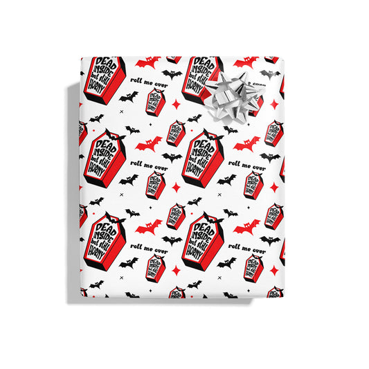 Dead But Still Horny Naughty Wrapping Paper