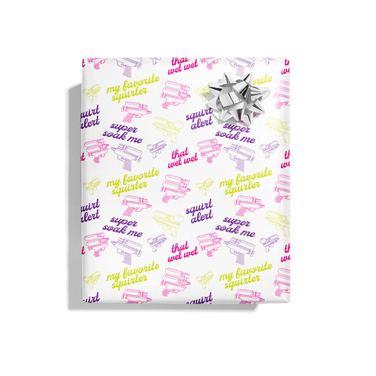 Squirter Alert Wrapping Paper