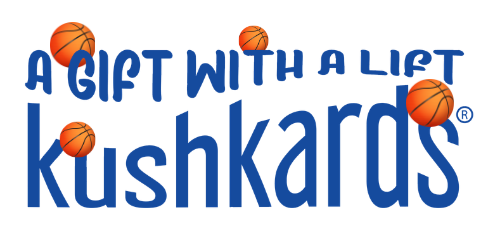 Kushkards logo with basketball graphics on a white background