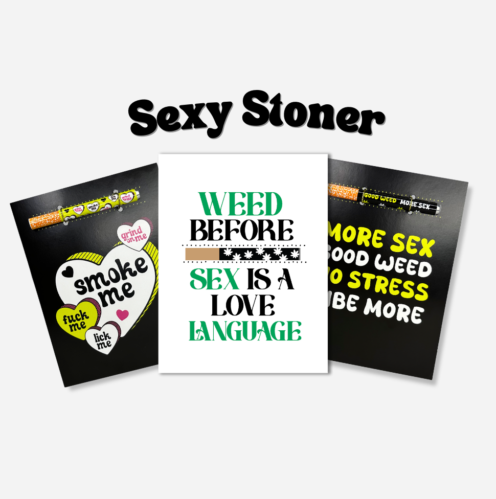 Sexy Stoner Greeting Card Bundle