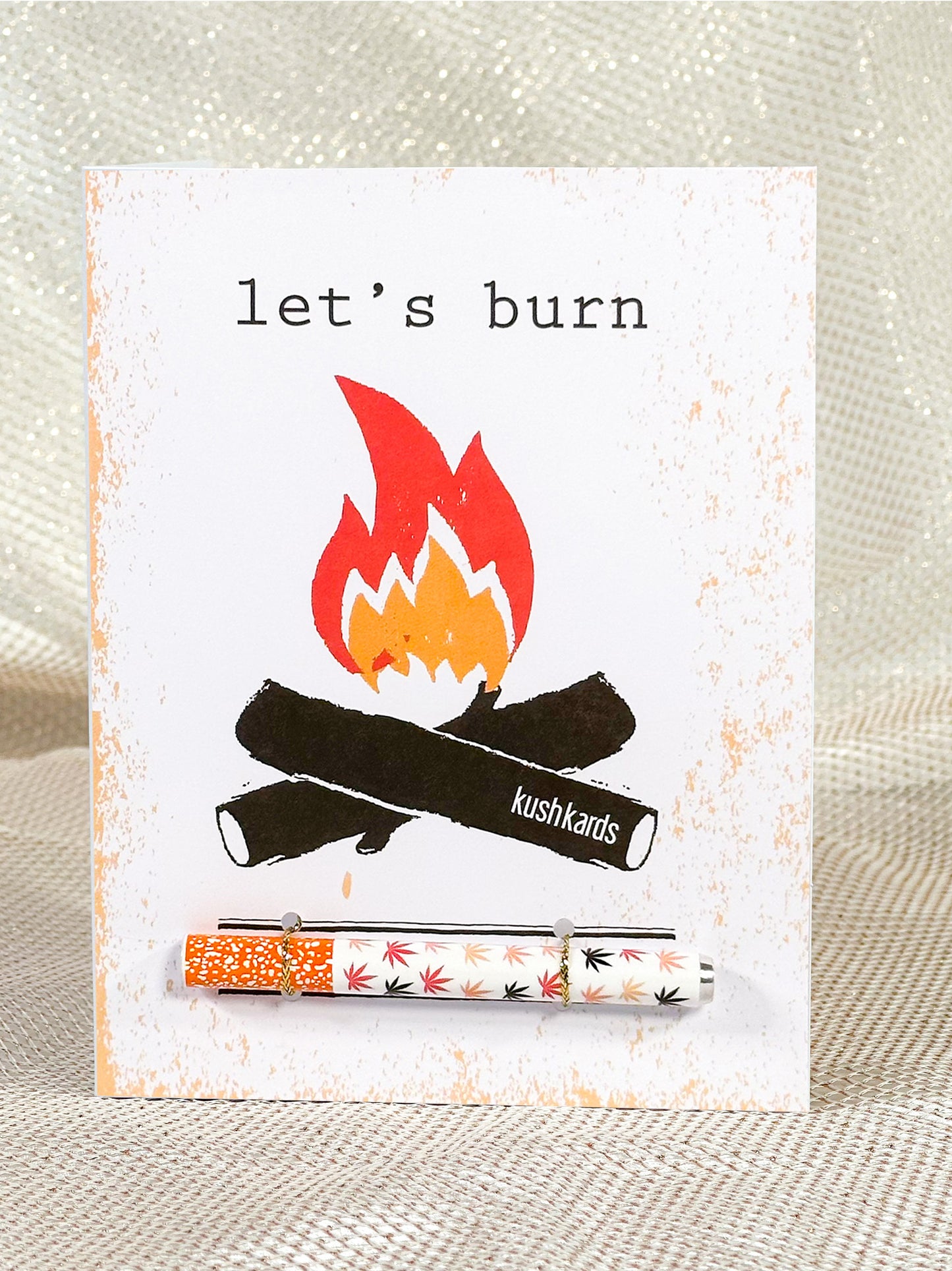 Let's Burn Cannabis Greeting Card
