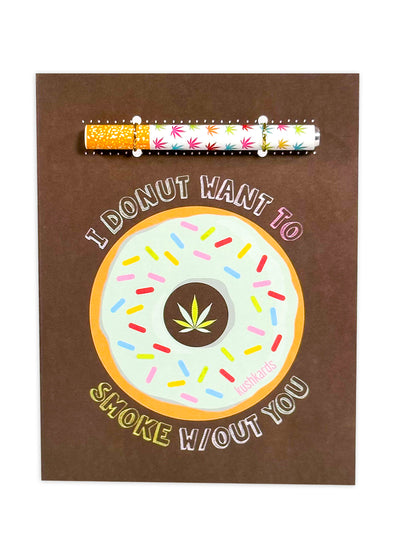 Donut Smoke Without You Card