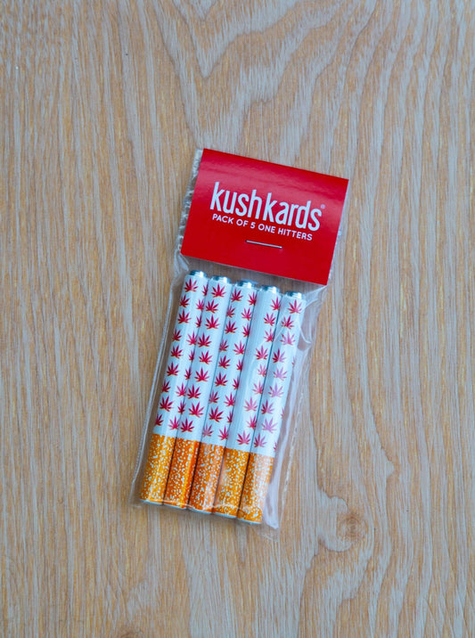 White + Red  // One Hitter 5 Pack