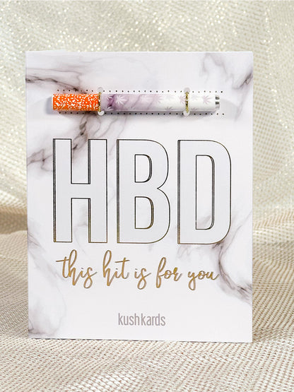 HBD Birthday Cannabis Greeting Card