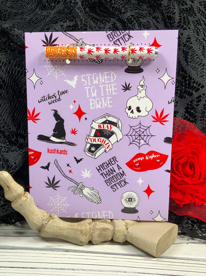 ⚰️ Halloweed Stoned to the Bone Halloween Card