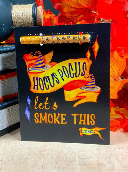 🎃 Hocus Pocus Halloween Cannabis Greeting Card