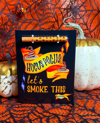 🎃 Hocus Pocus Halloween Cannabis Greeting Card