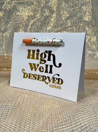 High Well Deserved Celebration Card