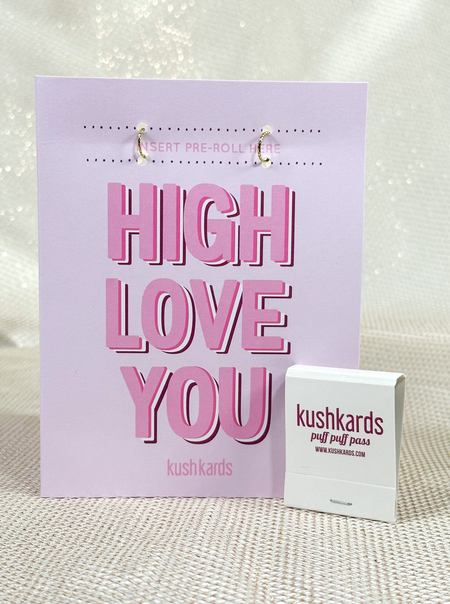 High Love You Cannabis Greeting Card