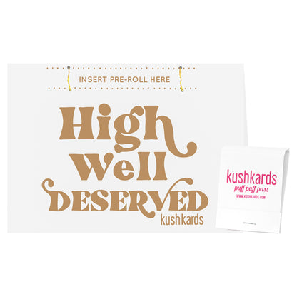 High Well Deserved Celebration Card