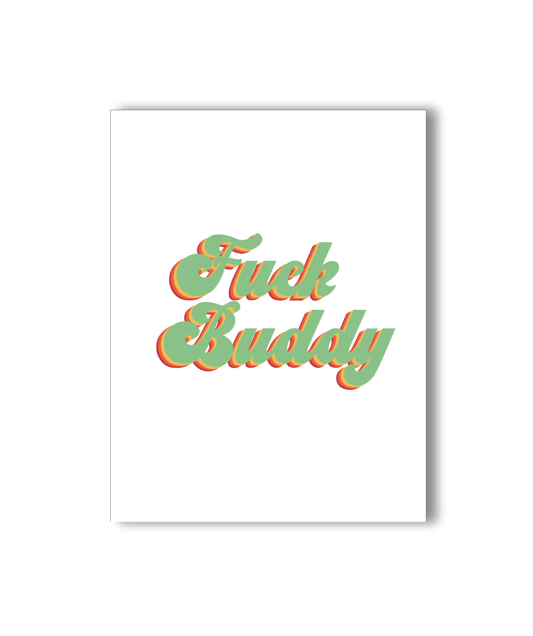 Fuck Buddy Card