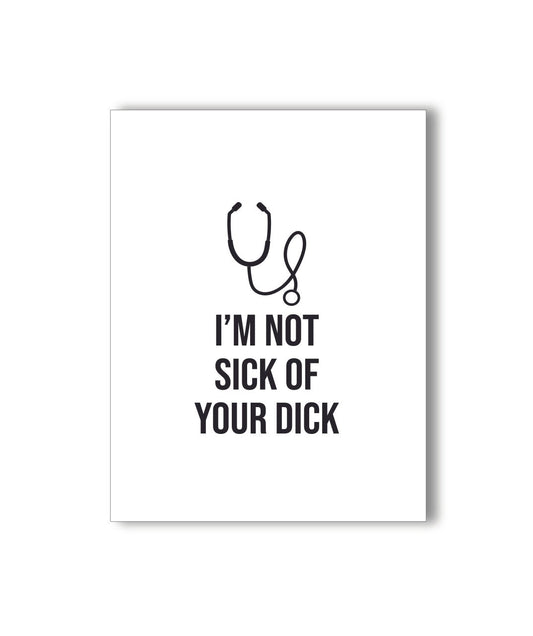 Sick Dick Card