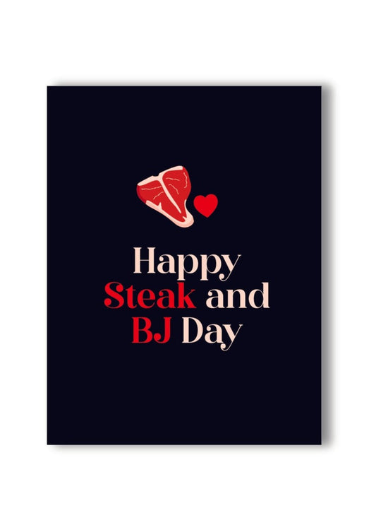 Steak and BJ Card