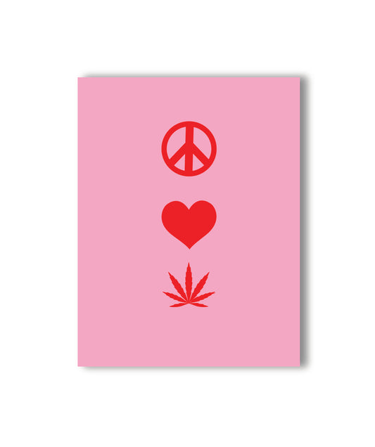 Peace Love Card