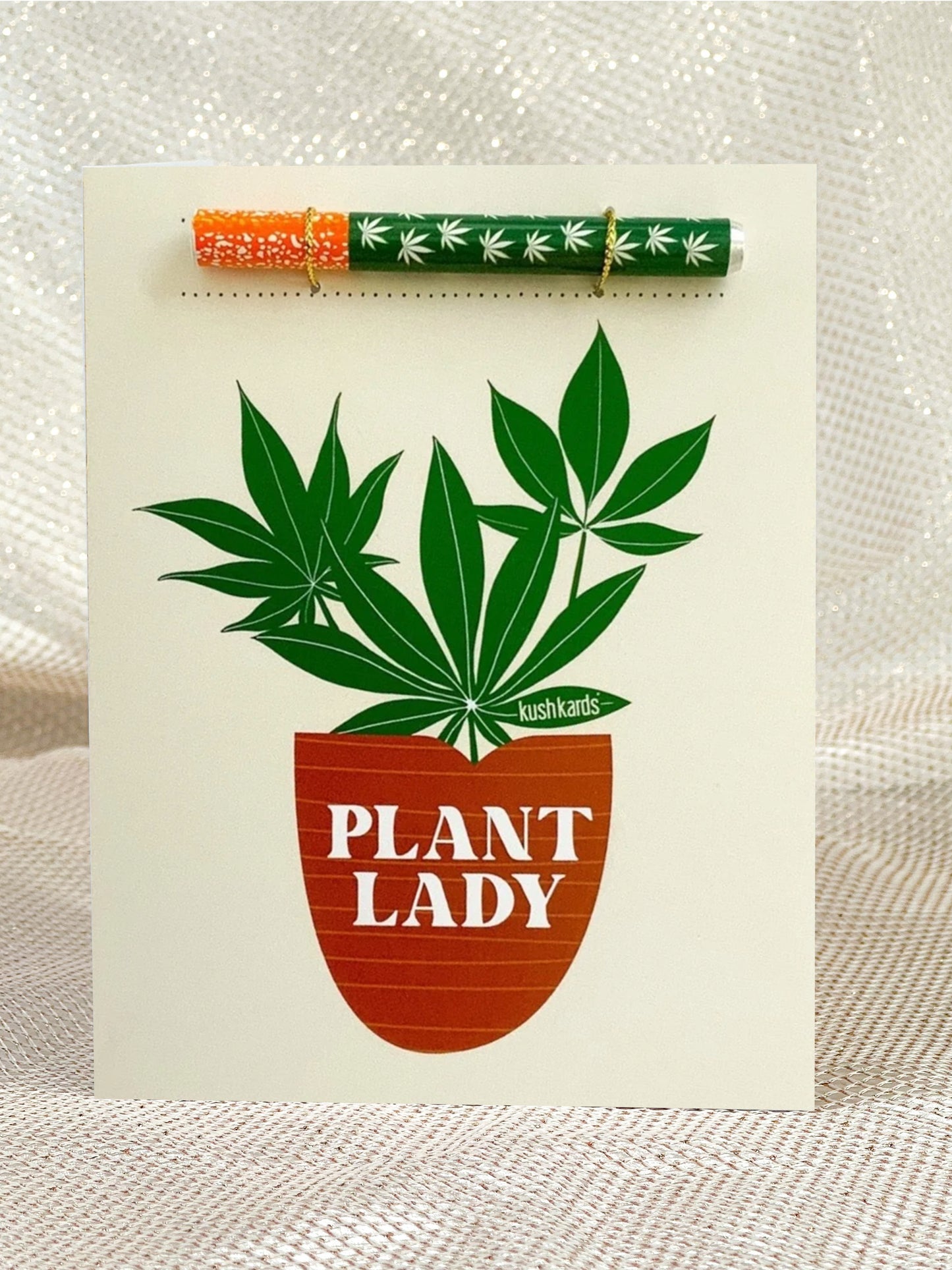 Plant Lady Cannabis Greeting Card