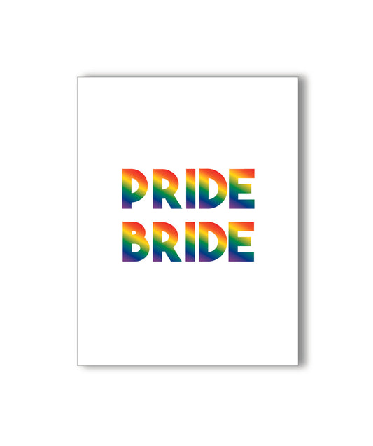 Pride Bride Card